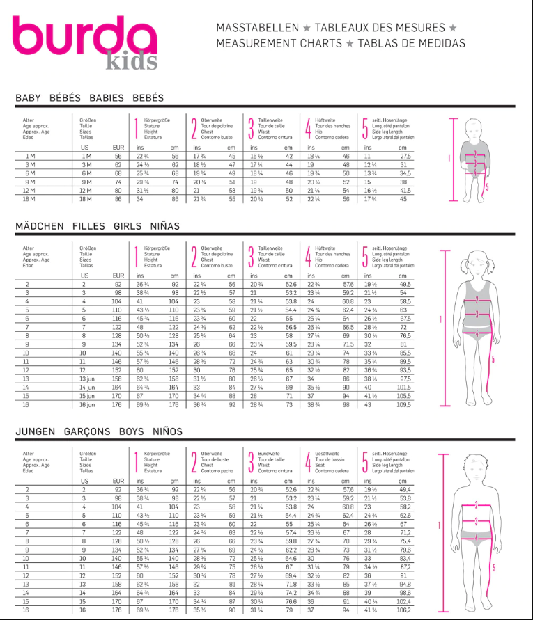 Burda Babies Co-ordinates 9650