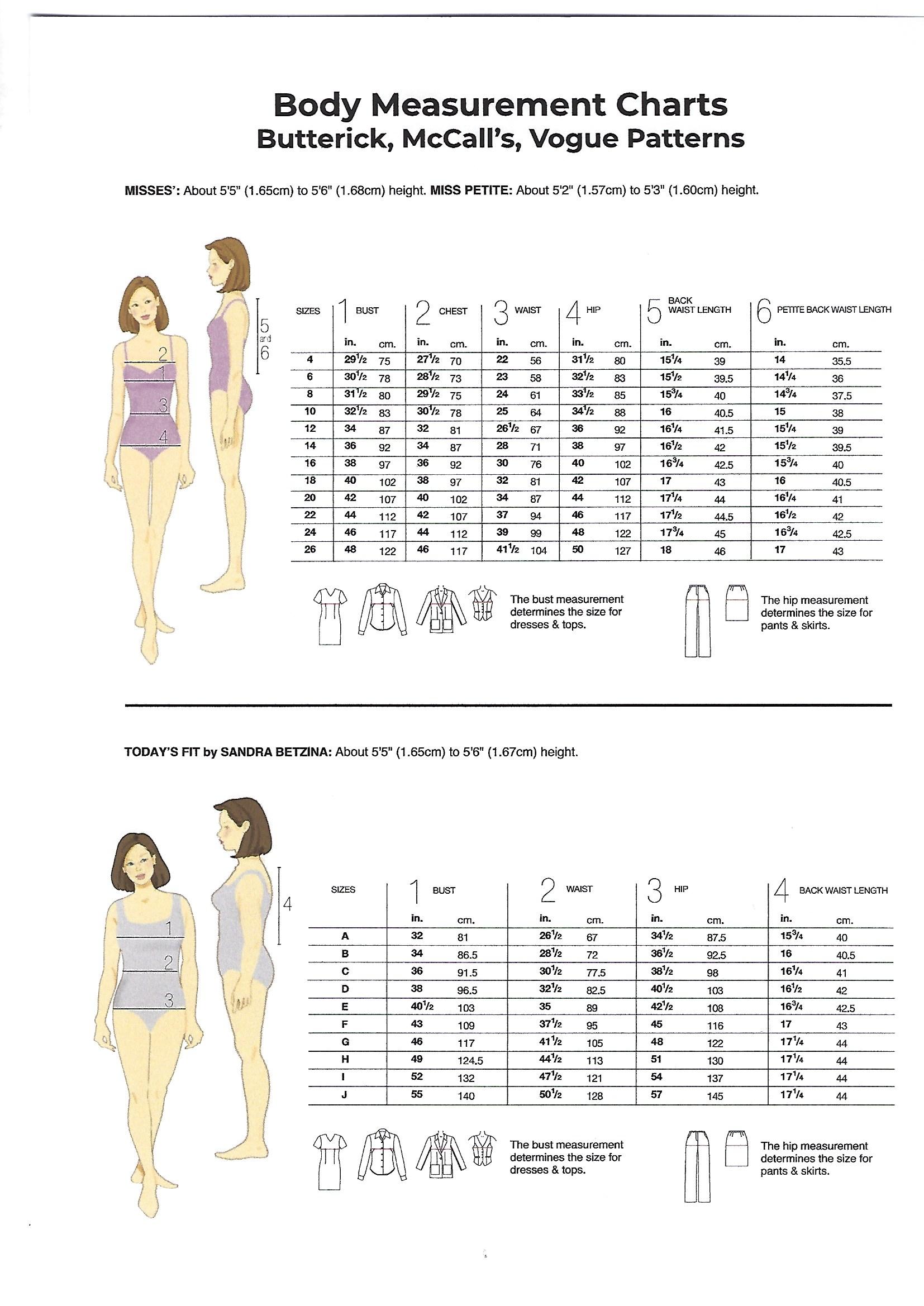 Butterick Jacket, Coat, Top, Trousers B6740