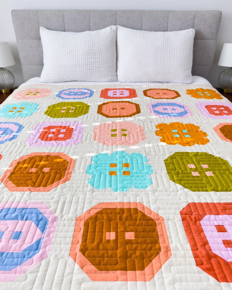 Pen and Paper Patterns Buttoned Up Quilt