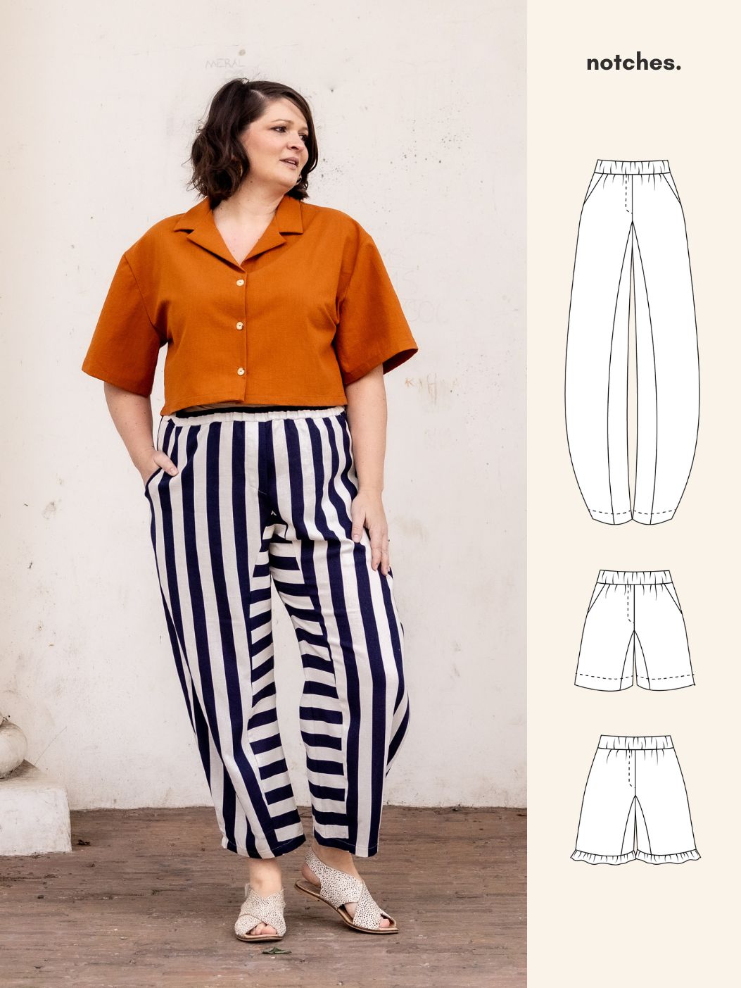 Notches Tiki Trousers and Shorts