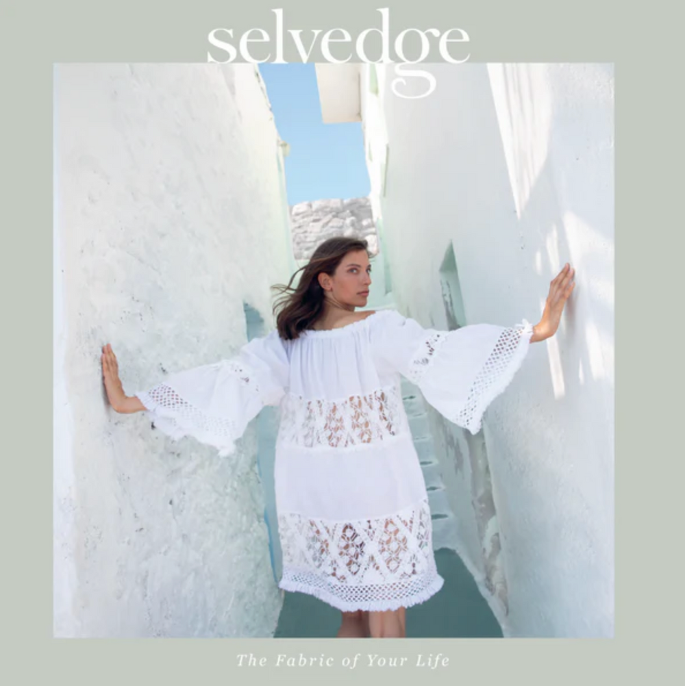 Issue 125 Mediterranean of Selvedge magazine on The Fold Line. This issue features a voyage around the Mediterranean discovering old and new textiles.