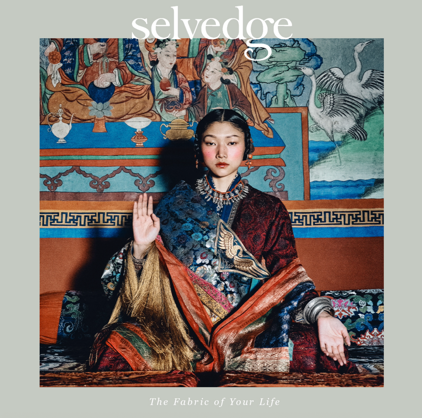 Issue 128 Routes of Selvedge magazine on The Fold Line. This issue explores the East–West maritime trade that has shaped material culture for centuries.