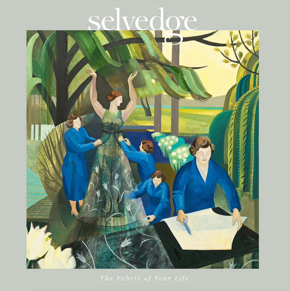 Issue 130 Flower of Selvedge magazine on The Fold Line. This issue explores the enduring relationship between textiles and the botanical world.