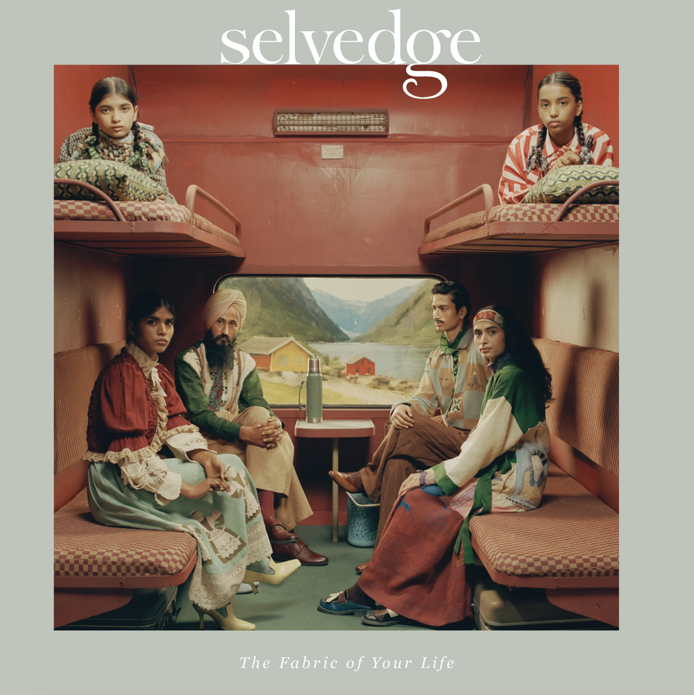 Issue 133 Kin of Selvedge magazine on The Fold Line. This issue looks at how children experience textiles during their formative years.