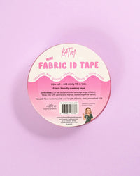 Mini Fabric ID Tape from Kylie & The Machine on The Fold Line. A smooth adhesive tape suitable for all fabrics with 240 fill-in labels per roll.