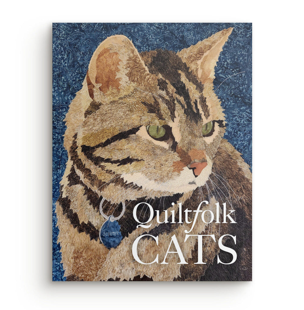 The Cats issue of Quiltfolk magazine on The Fold Line. This special edition of Quiltfolk features an incredible collection of cat quilts (and also some cats with quilts).