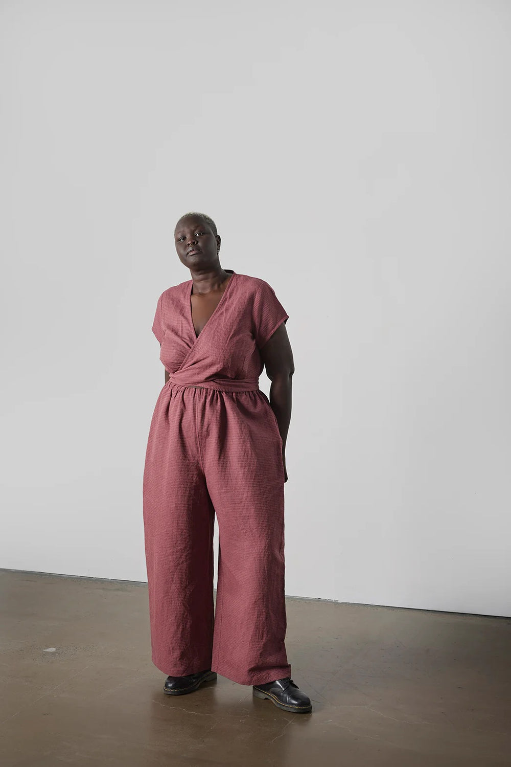 simple modern sewing wrap dress The Modern Sewing Co