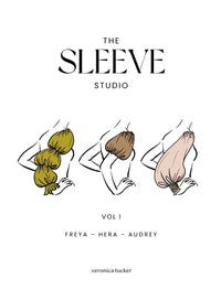The Sleeve Studio Vol. 1 sewing pattern from Veronica Tucker on The Fold Line. A collection of sleeve patterns made in linen or cotton fabric, featuring a voluminous shape and elastic or shirring.