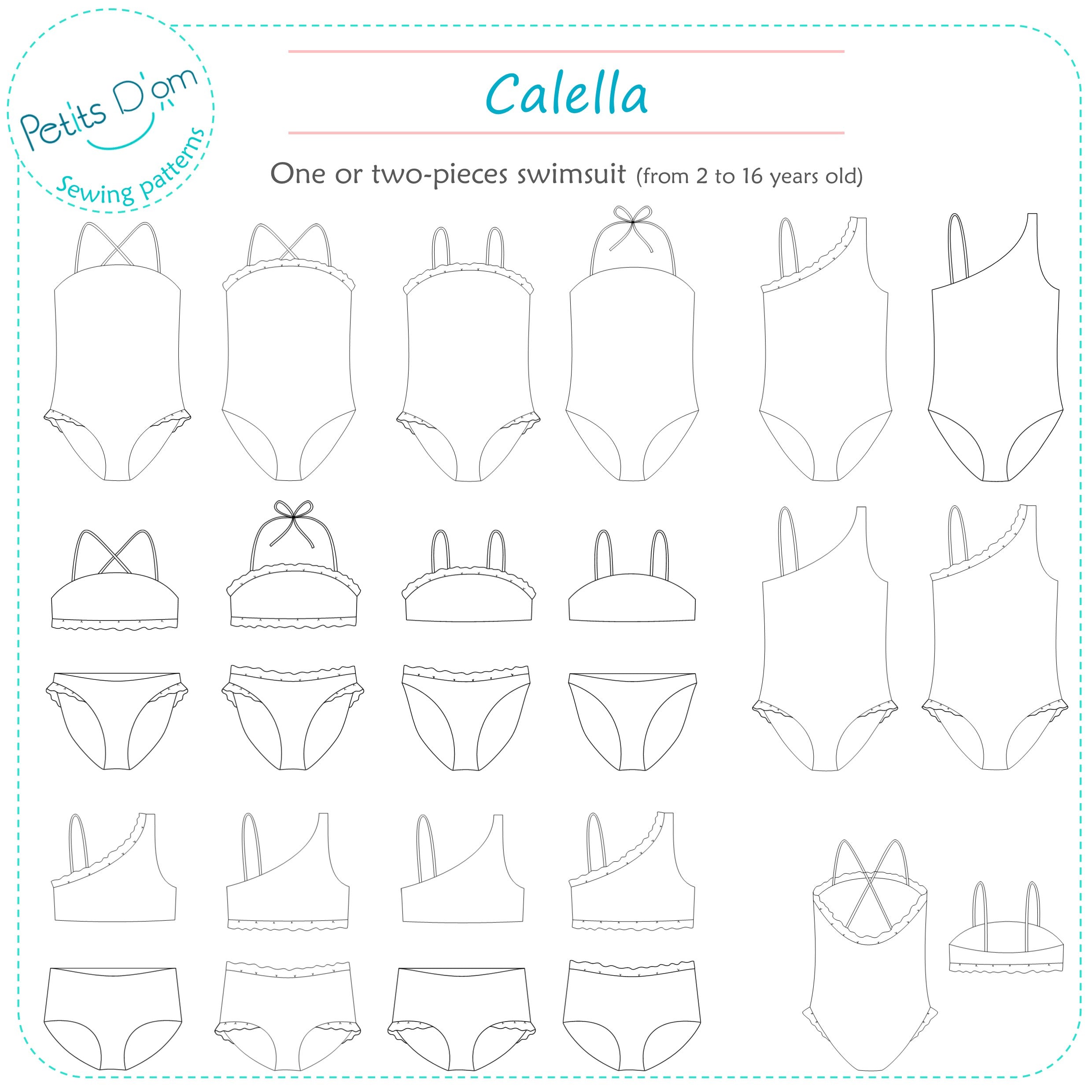 Petits D’om Child/Teen Calella Swimsuit