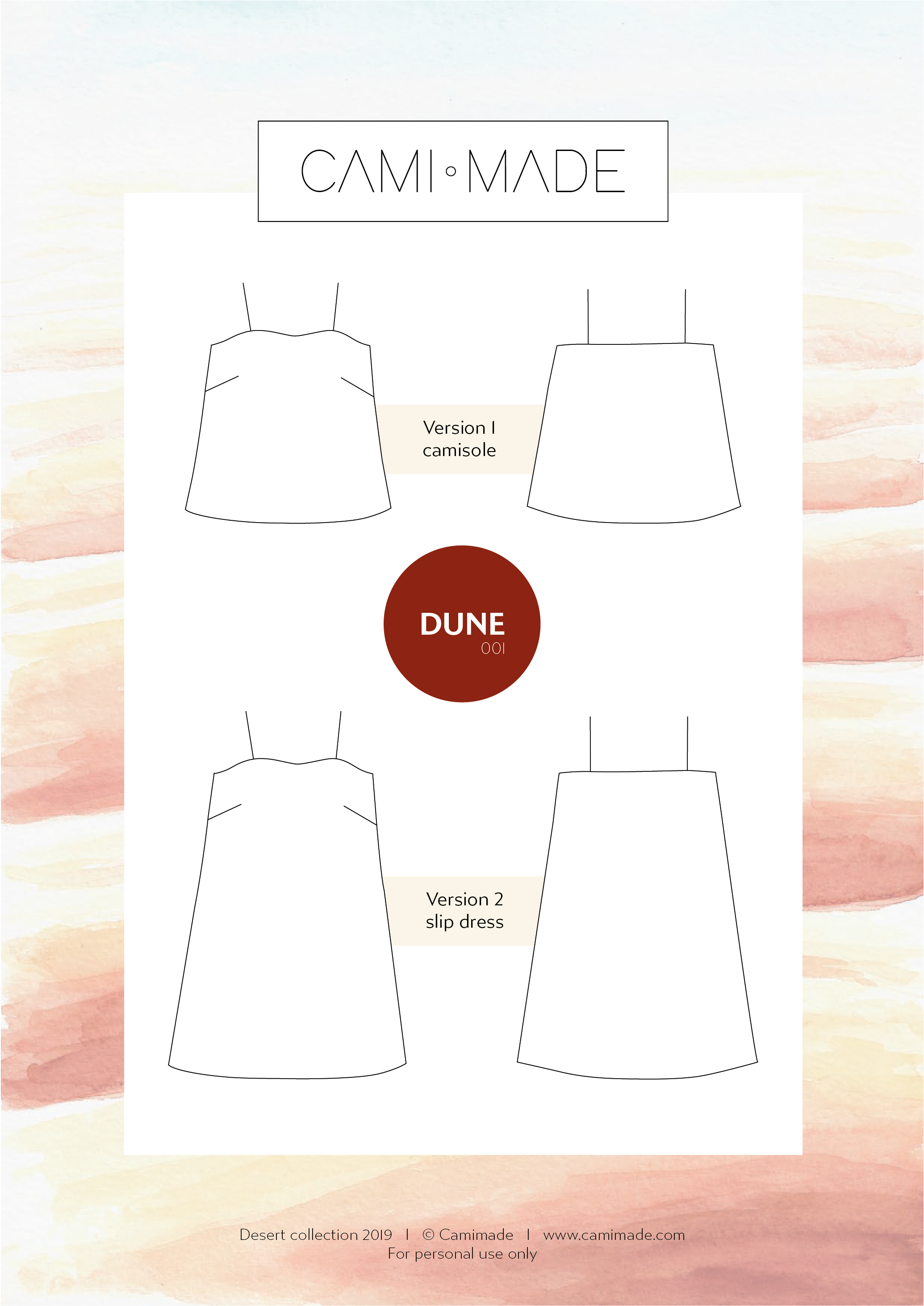 Camimade Dune Camisole and Dress