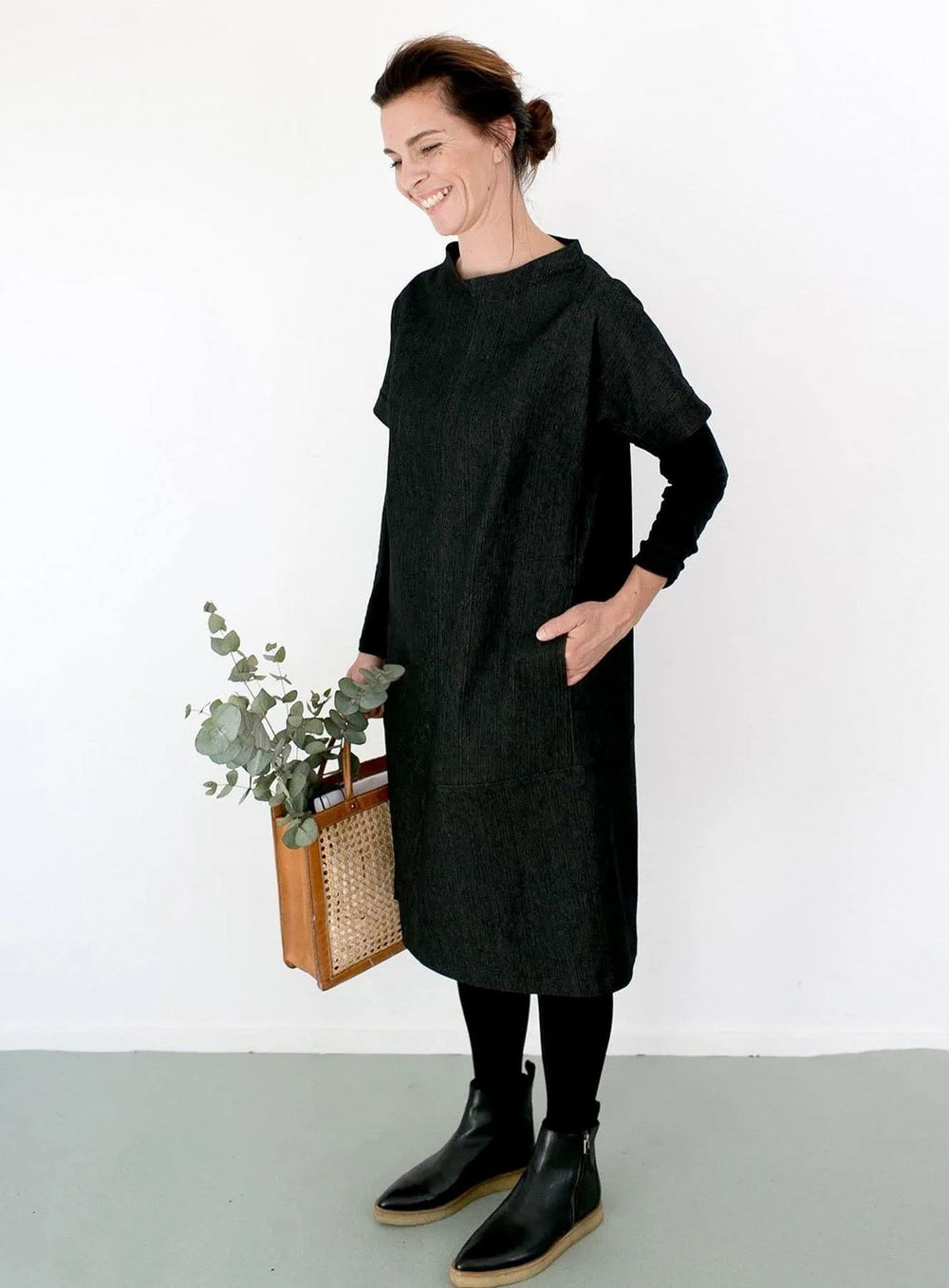 The Assembly Line Cap Sleeve Dress