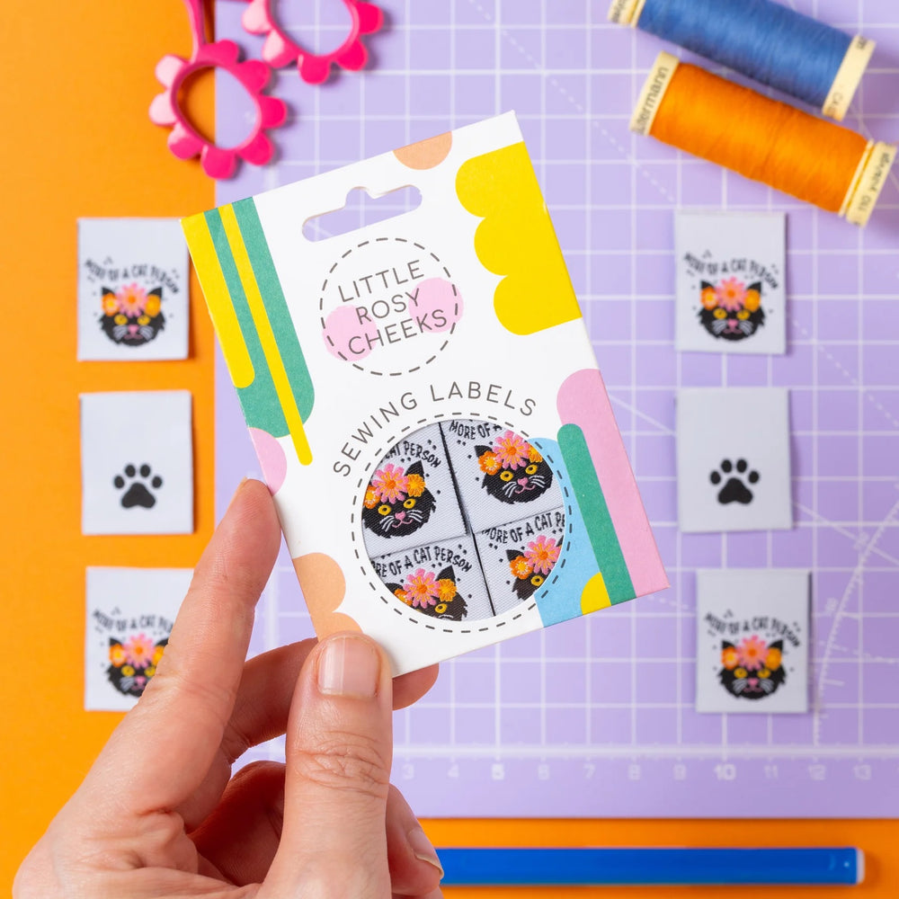 Little Rosy Cheeks 'More of a Cat Person' Labels