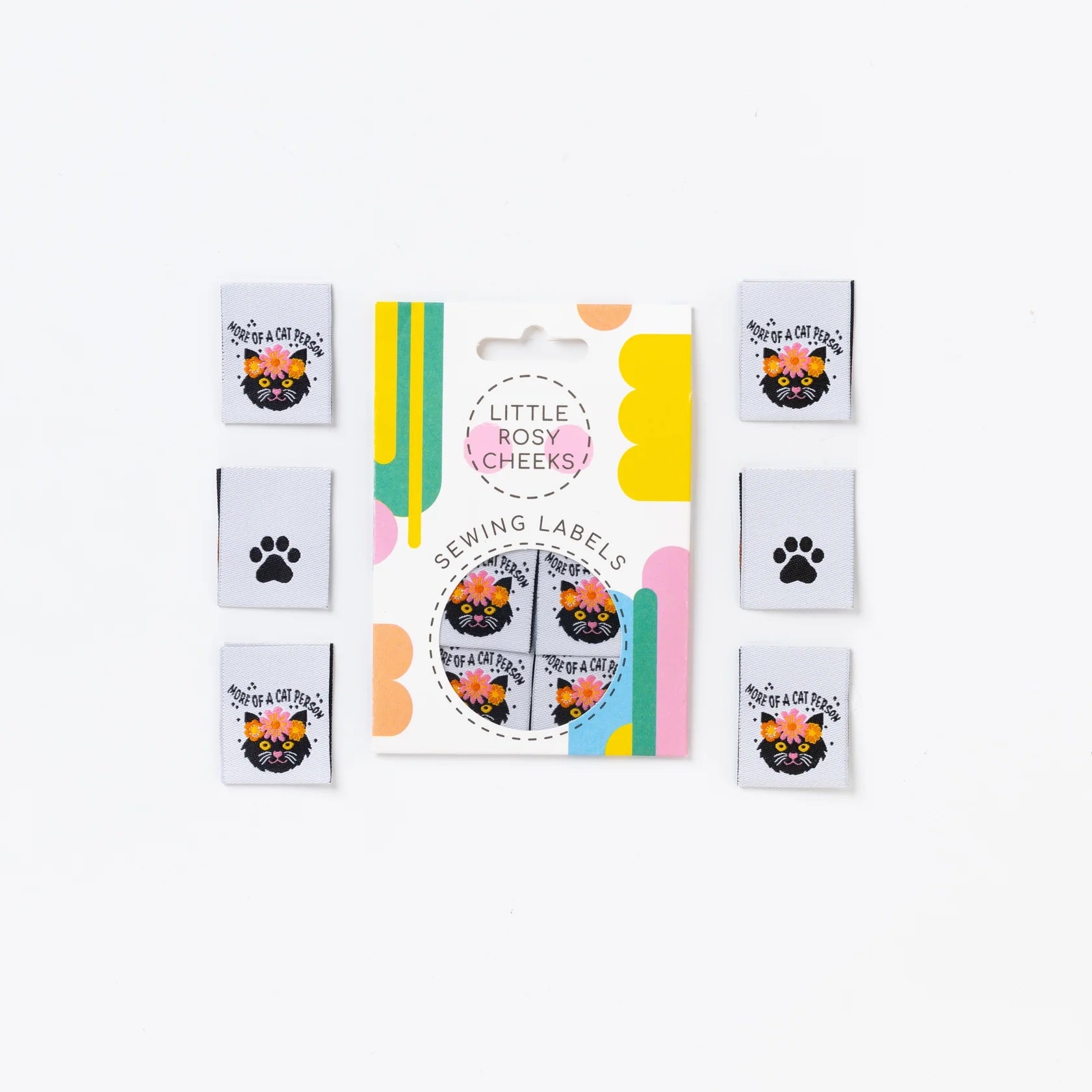 Little Rosy Cheeks 'More of a Cat Person' Labels