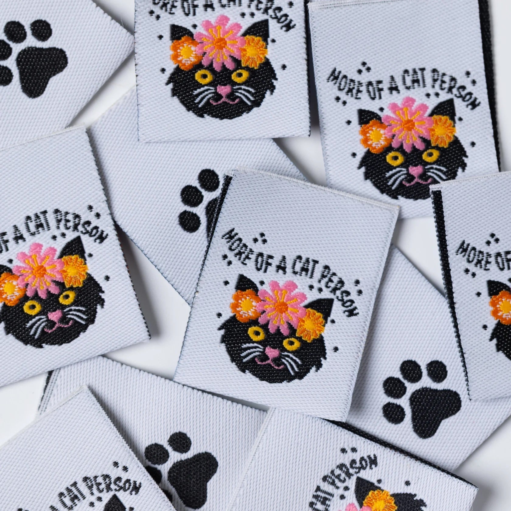 Little Rosy Cheeks 'More of a Cat Person' Labels