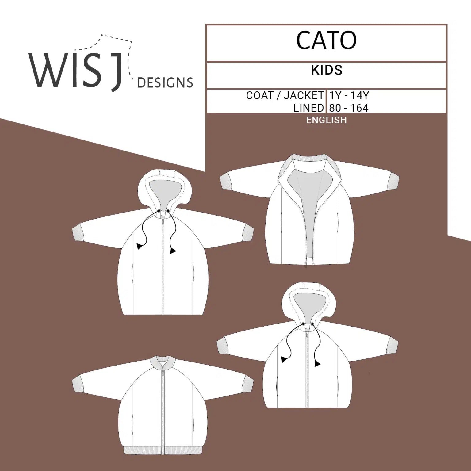 WISJ Designs Child Cato Coat & Bomber Jacket