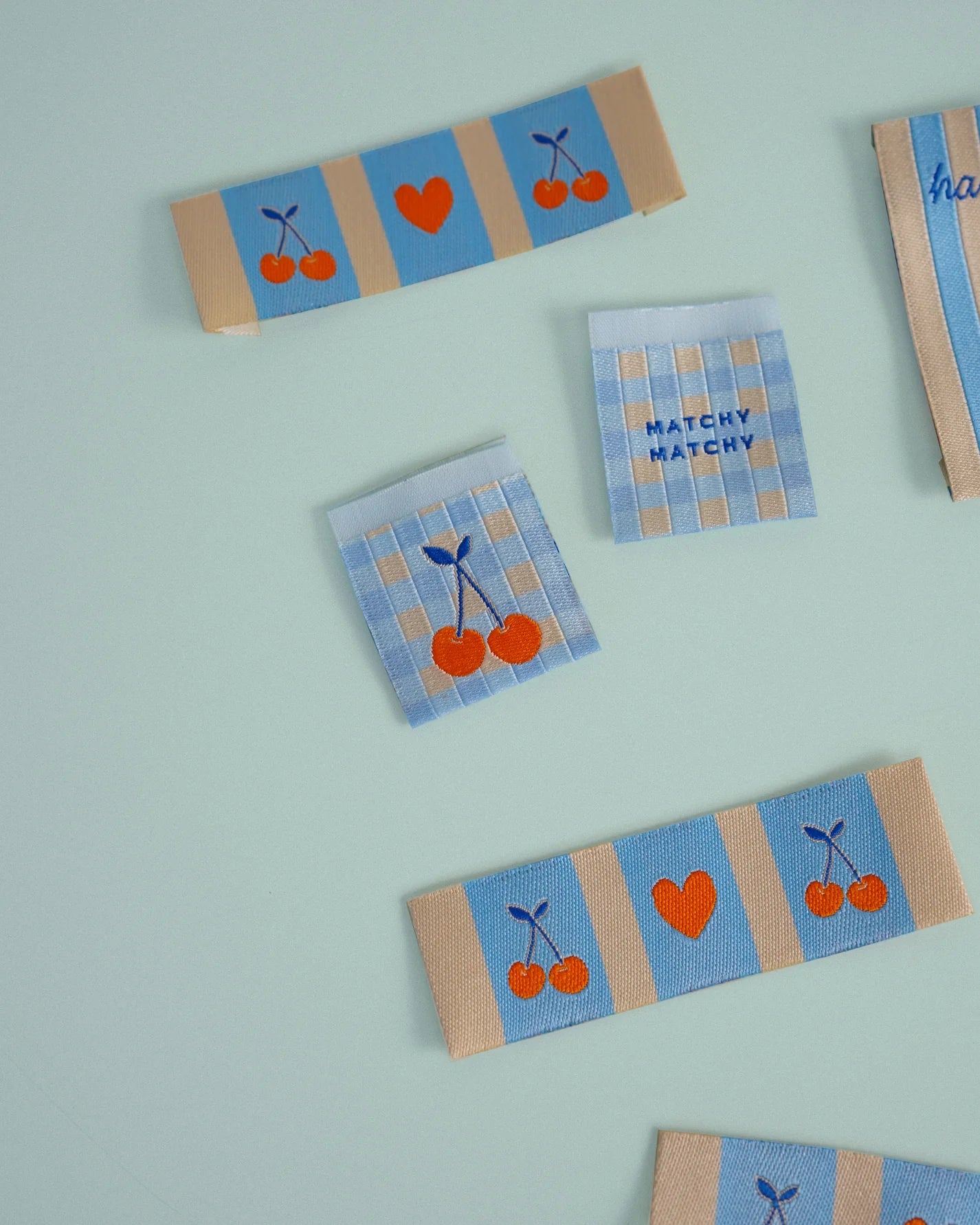 Matchy Matchy 'Cherries Square and Rectangle' Labels