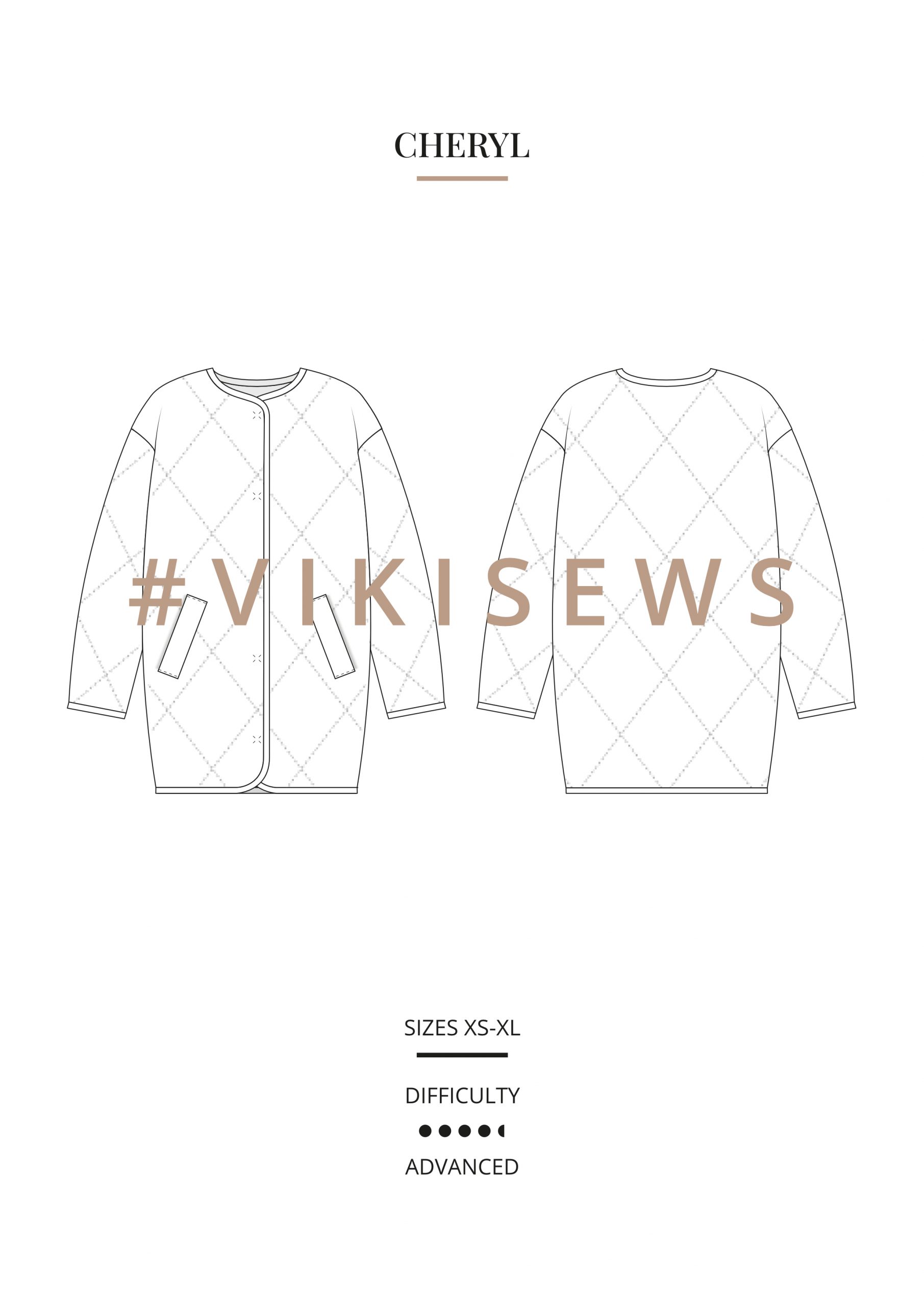 Vikisews Cheryl Jacket PDF – The Fold Line