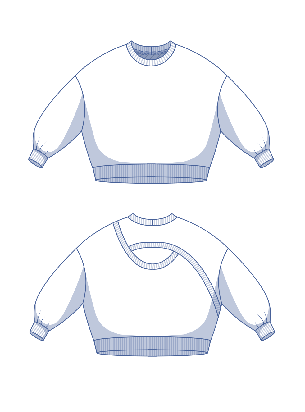 Fibre Mood Cyrille and Chicku Sweaters