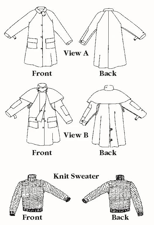 Folkwear 138 Child/Teen Australian Drover's Coat