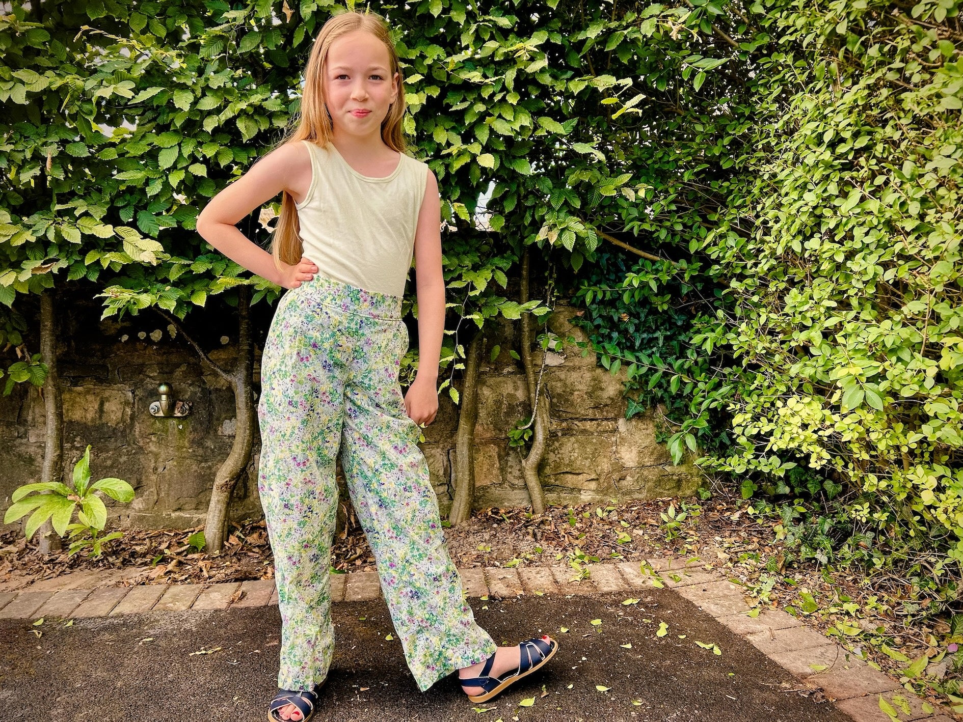 Waves & Wild Baby/Child Waratah Wide Leg Pants