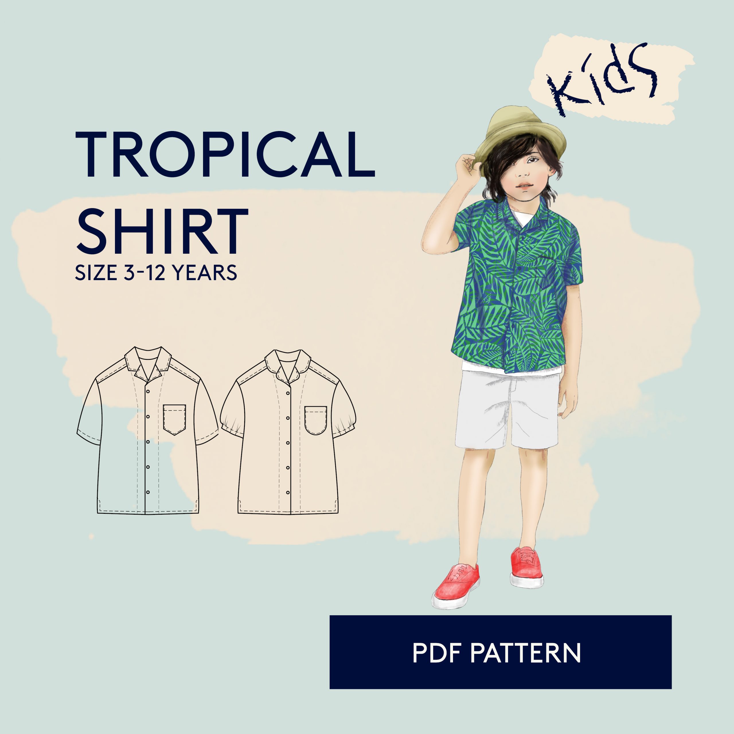 Wardrobe by Me Children's Tropical Shirt