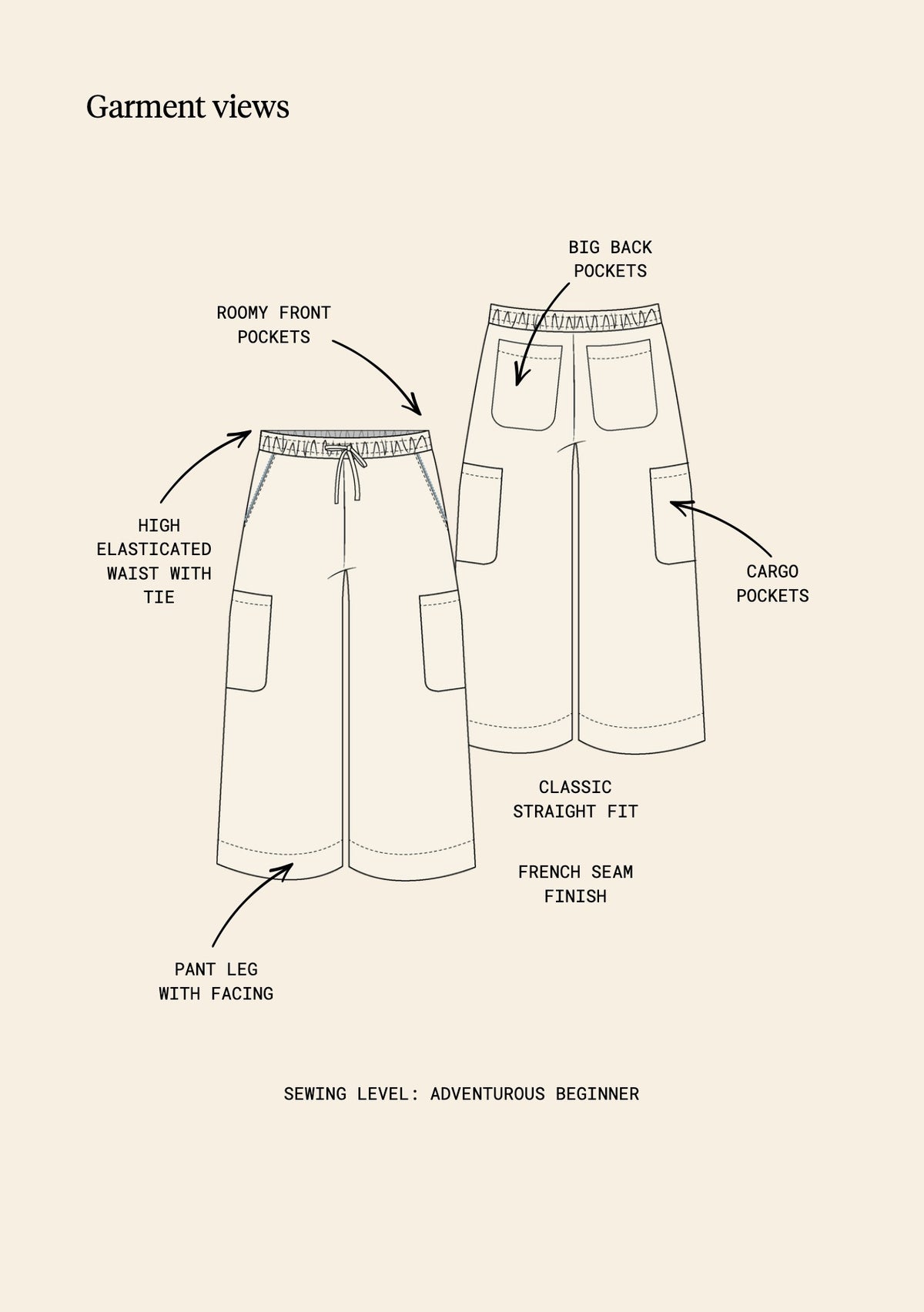 Me & Kiddo Patterns Cilla Pants