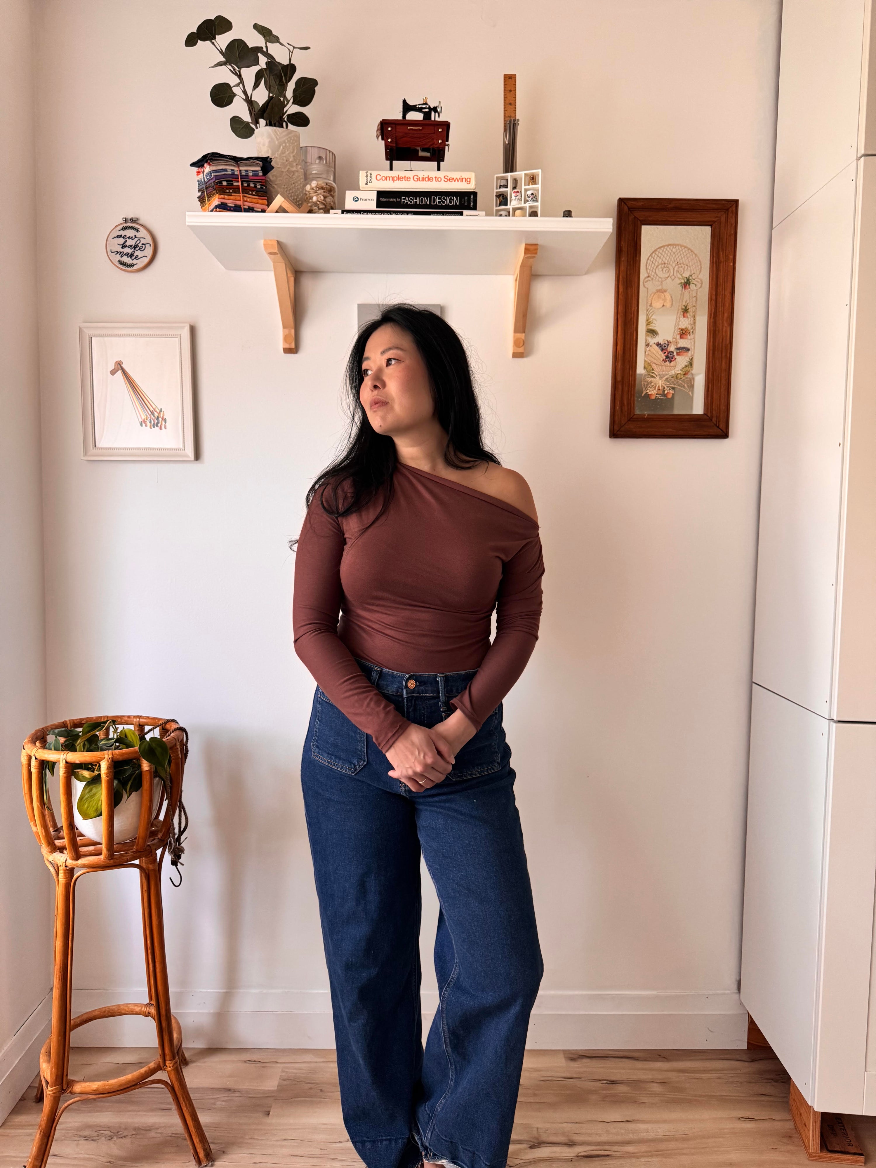 Sew Bake Make Cinnamon Long Sleeve Top