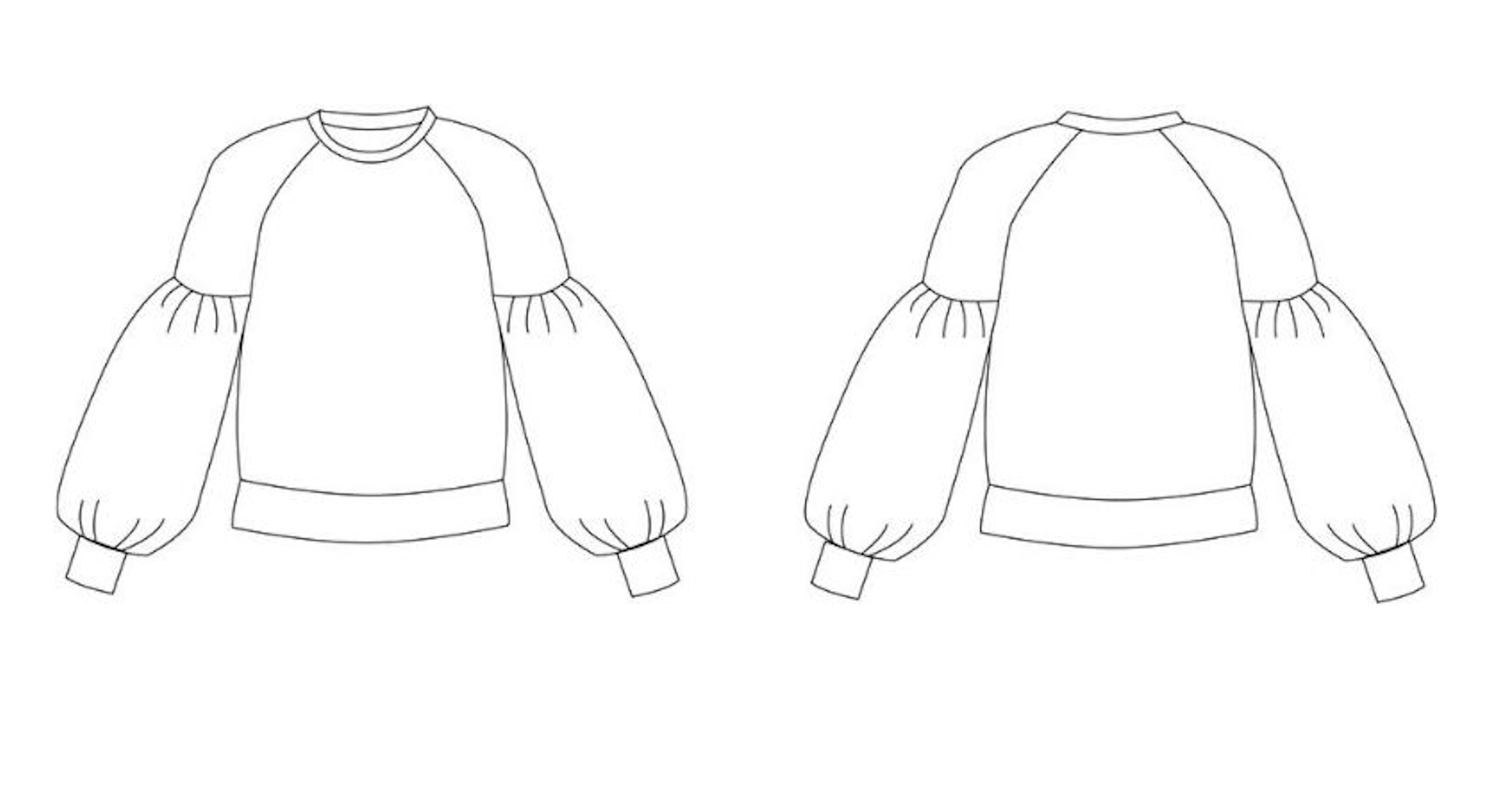 Kate’s Sewing Patterns Claire Sweatshirt