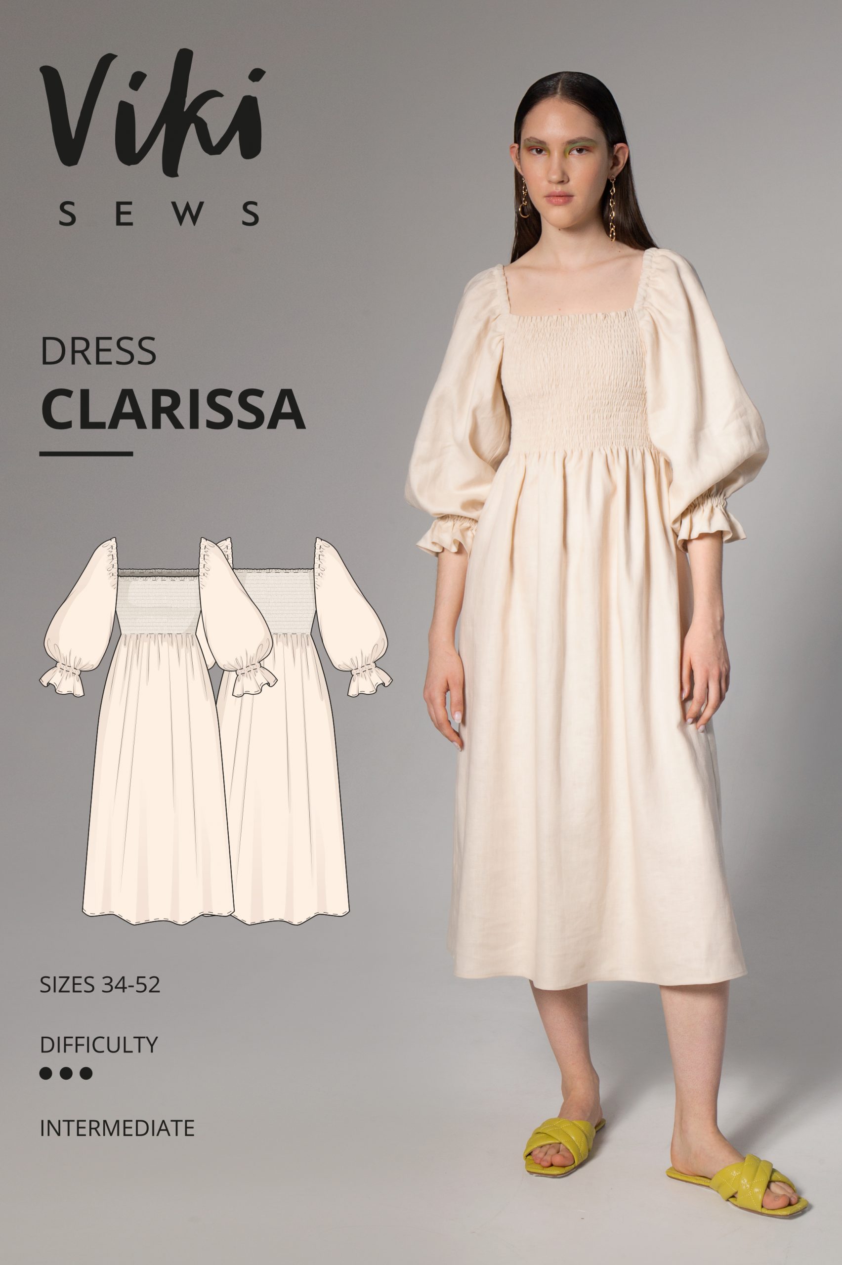 Vikisews Clarissa Dress PDF