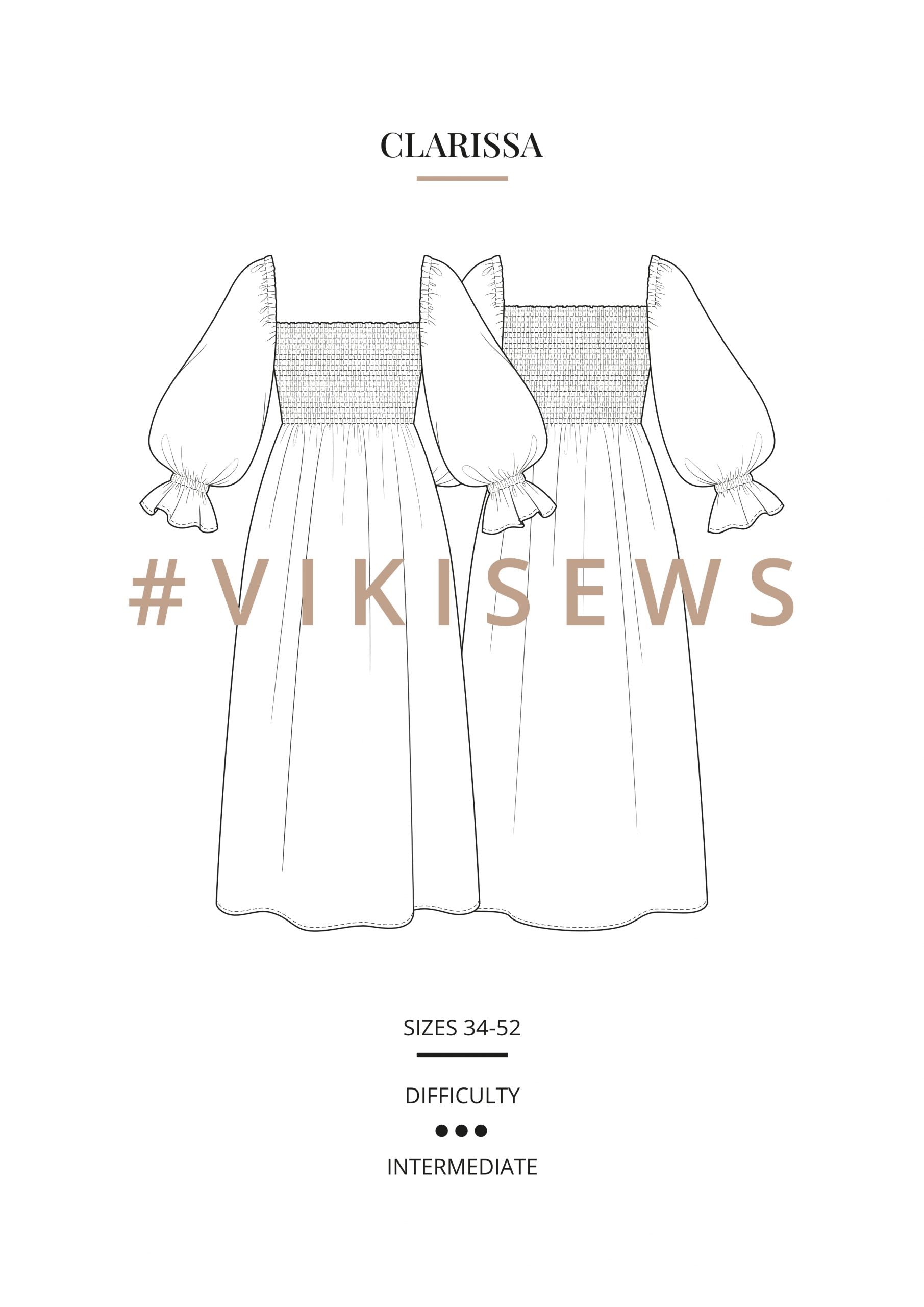 Vikisews Clarissa Dress PDF