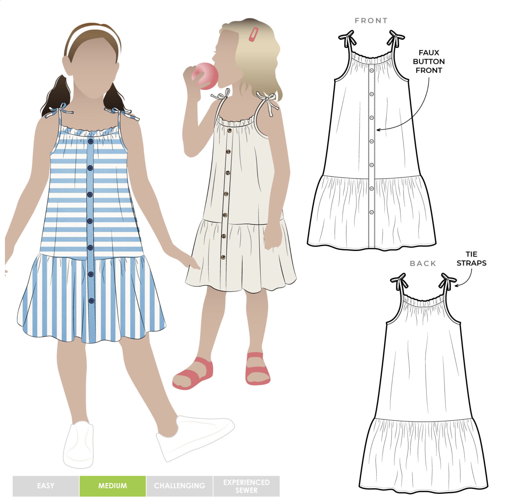 Style Arc Children's Claudia Dress