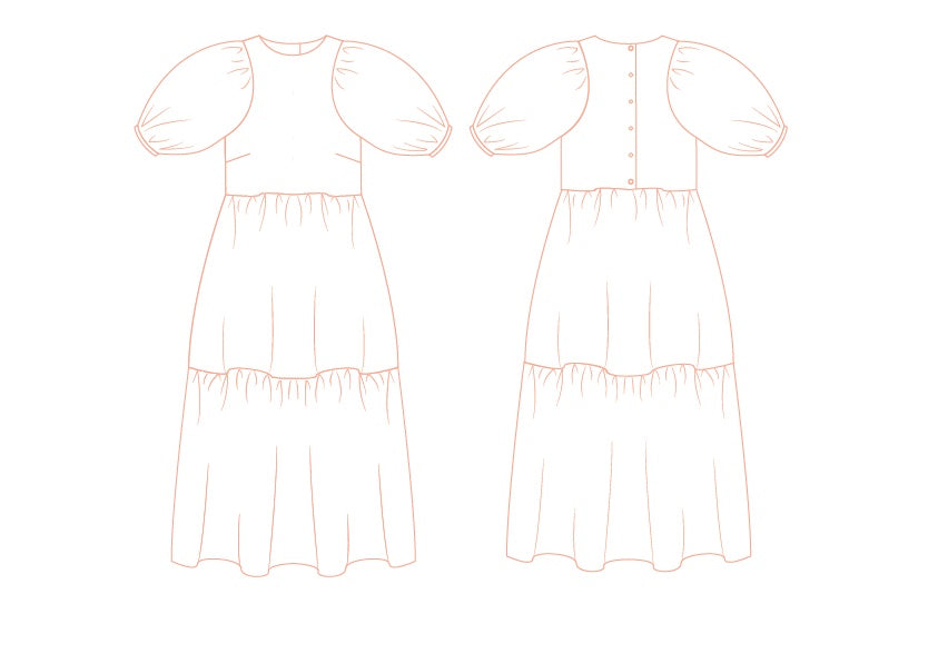 Sewing Patterns by Masin Cloud Dress