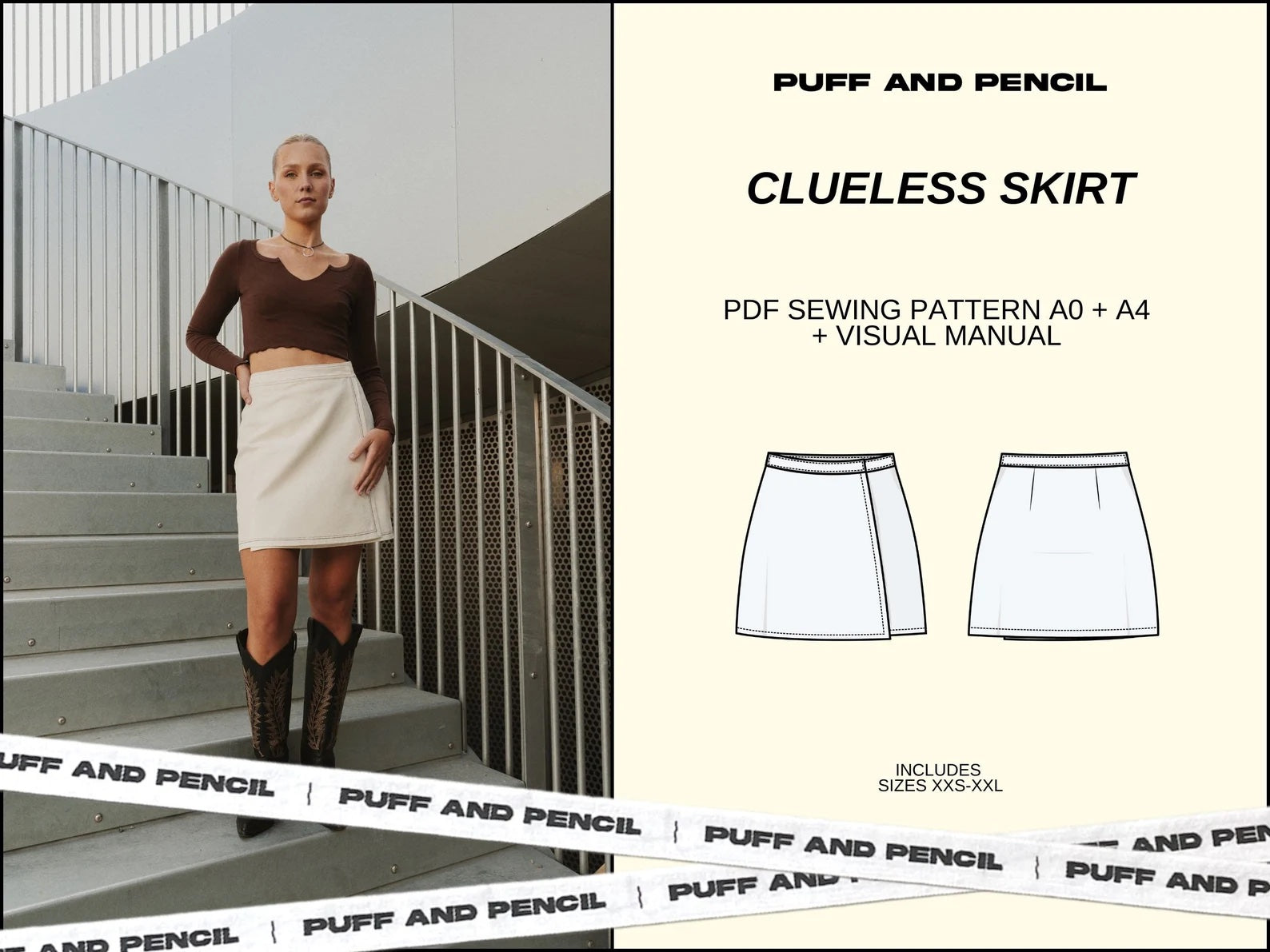 Puff and Pencil Clueless Skirt