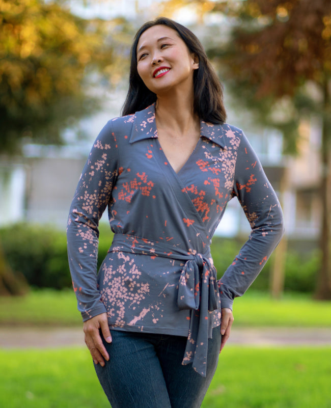 Itch to Stitch Coimbra Wrap Top