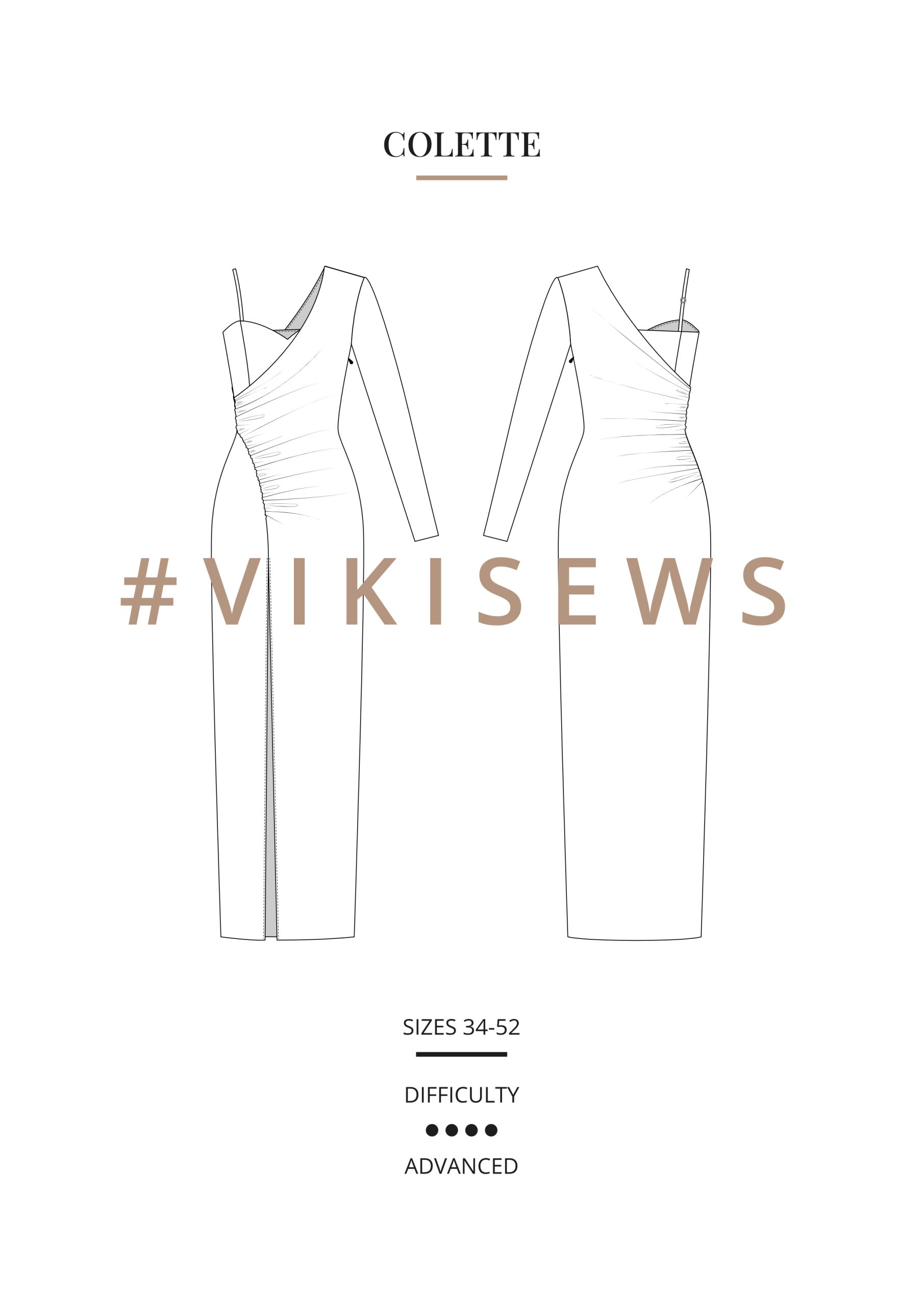 Vikisews Colette Dress PDF