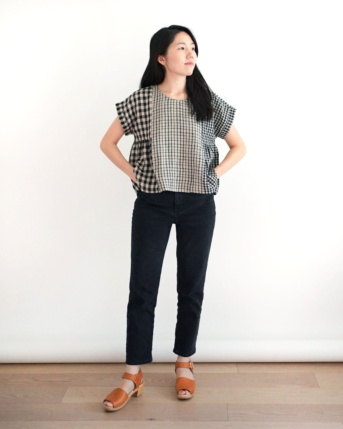 Matchy Matchy Collage Gather Top – The Fold Line