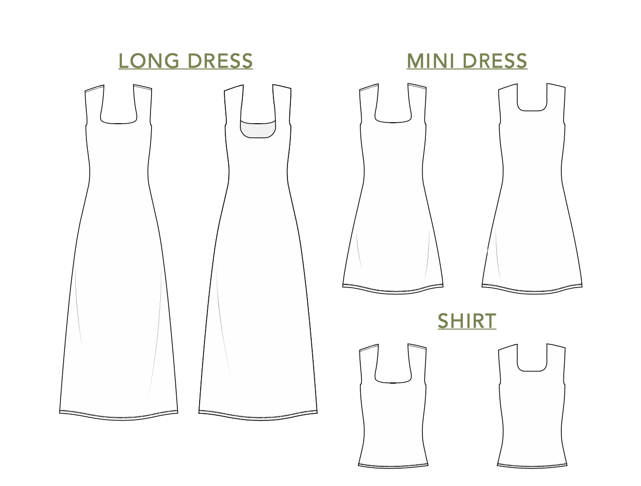 Friday Pattern Company Collins Dress and Top