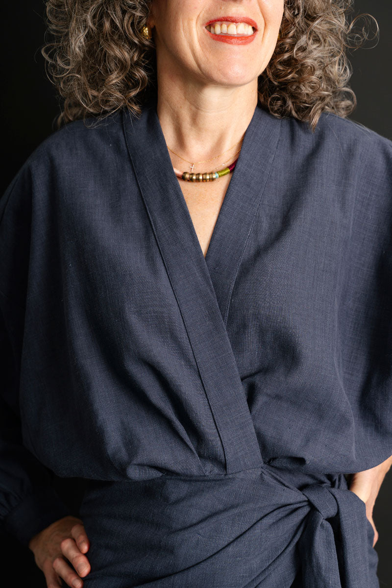 Liesl + Co Copenhagen Wrap Dress