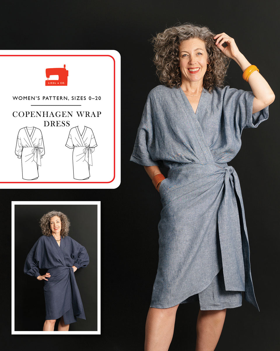 Liesl + Co Copenhagen Wrap Dress
