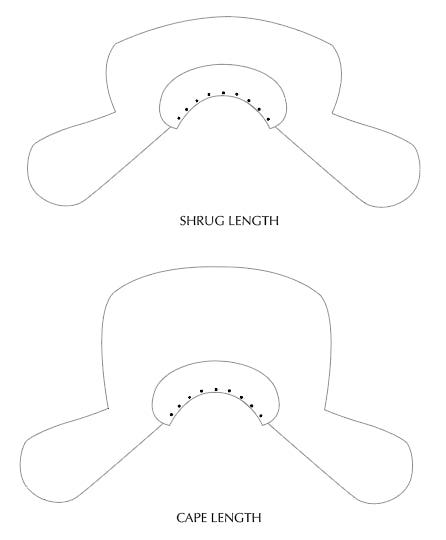 Sew Different Corvus Stole