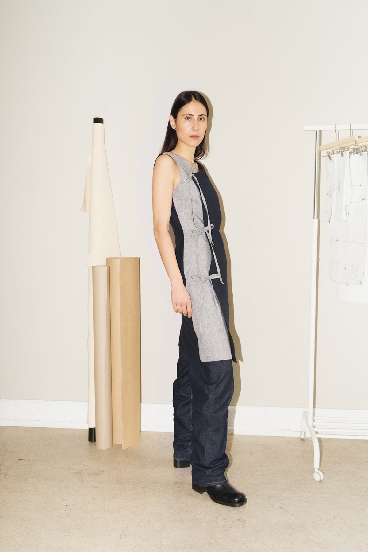 Pien - Crossover Dress With Short Sleeves. main image 0