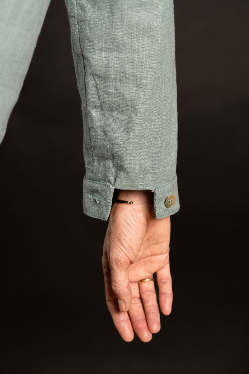 Liesl + Co Cyprus Woven Polo