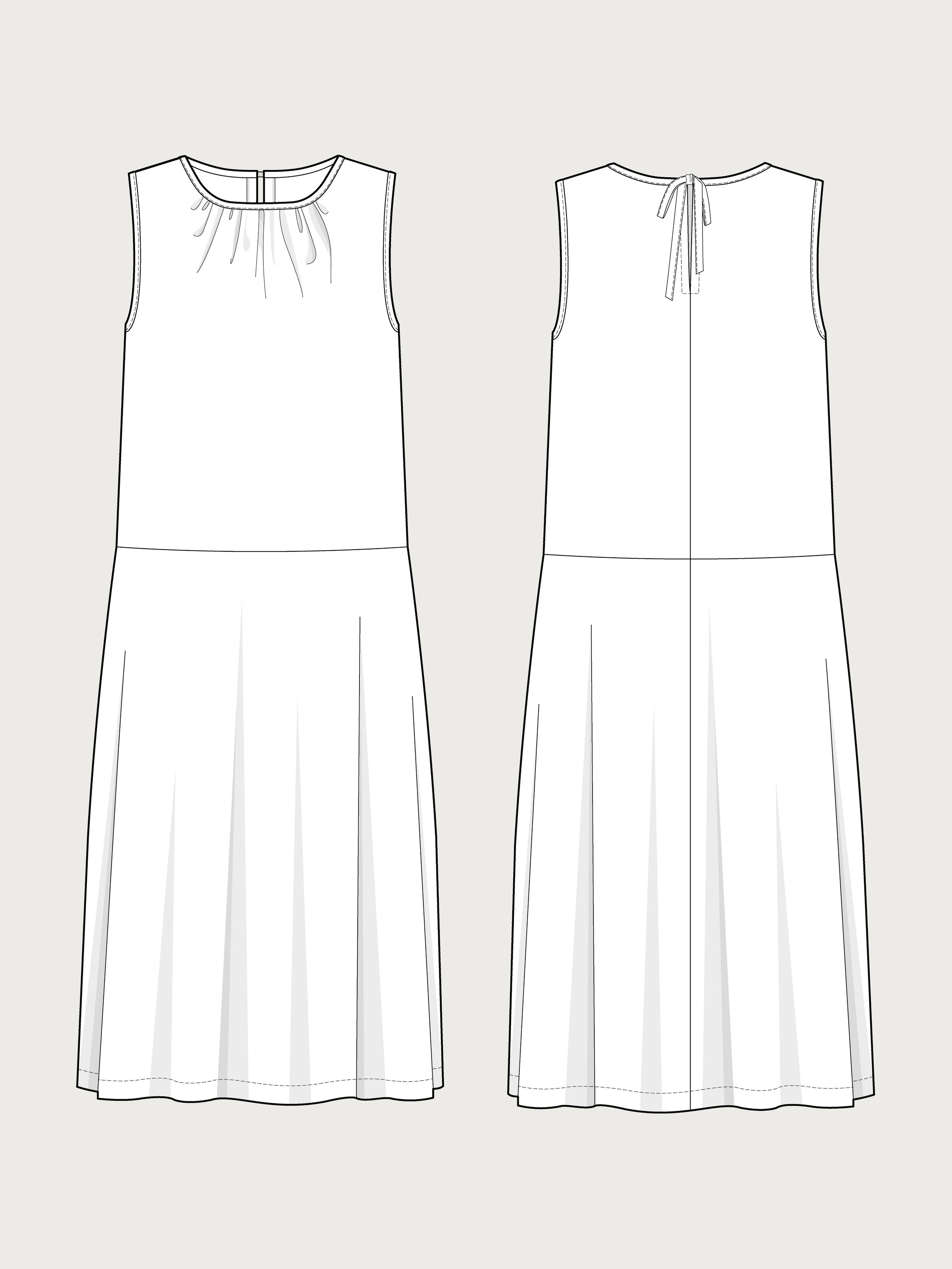 The Assembly Line Drop-waist Dress