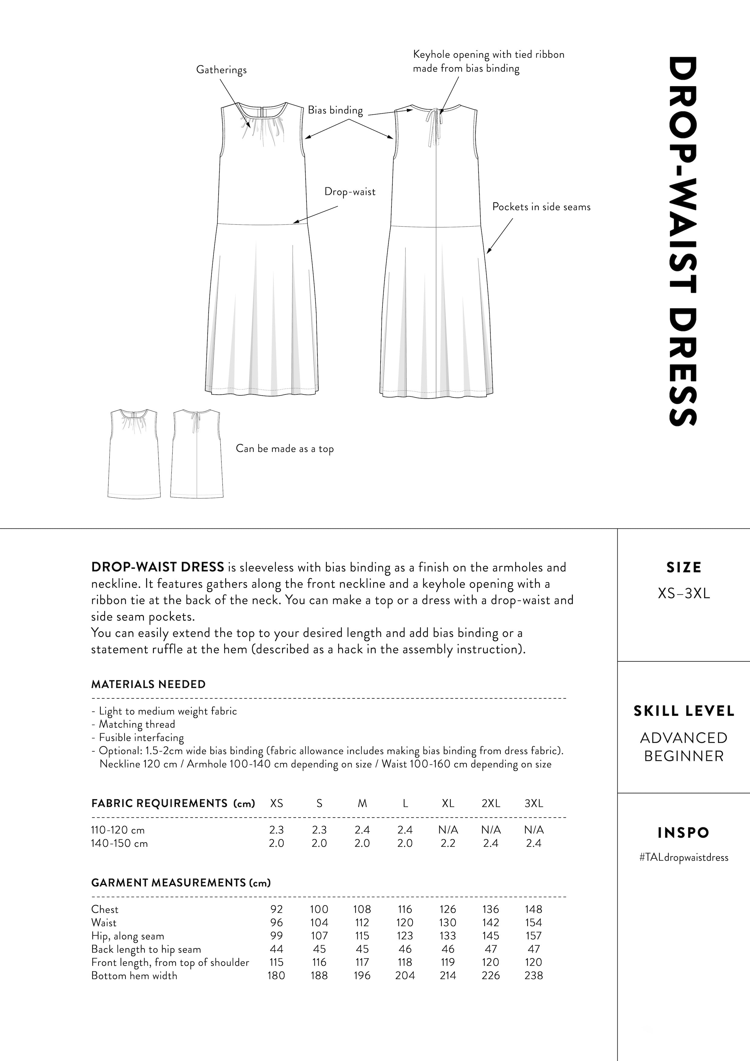The Assembly Line Drop-Waist Dress