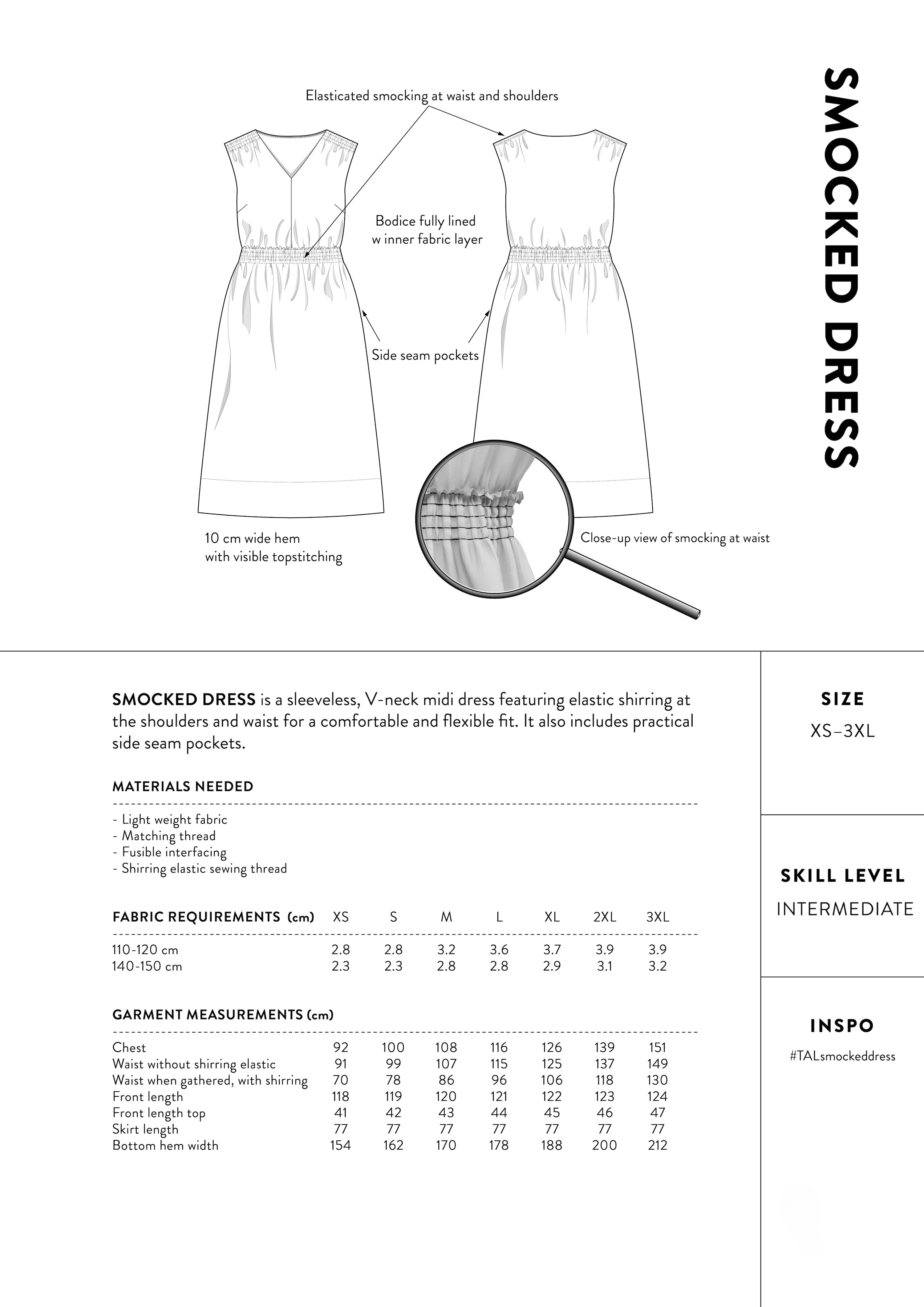 The Assembly Line Smocked Dress