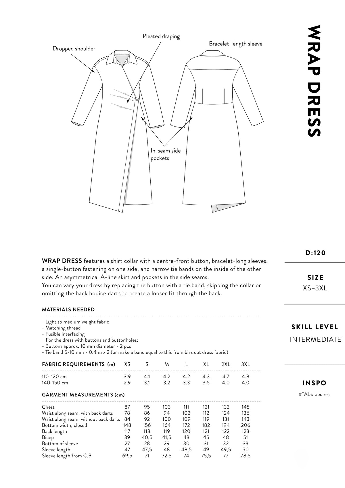 The Assembly Line Wrap Dress