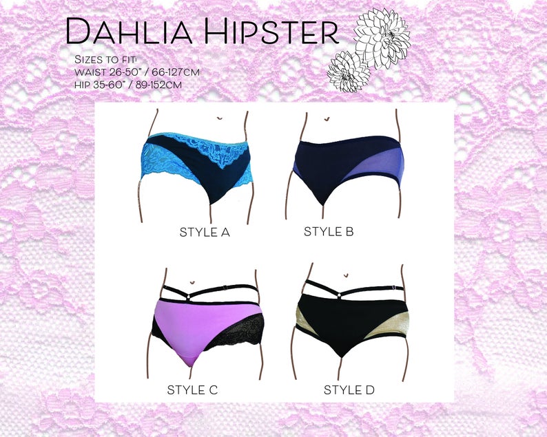 Primrose Dawn Dahlia Hipster Panty PDF