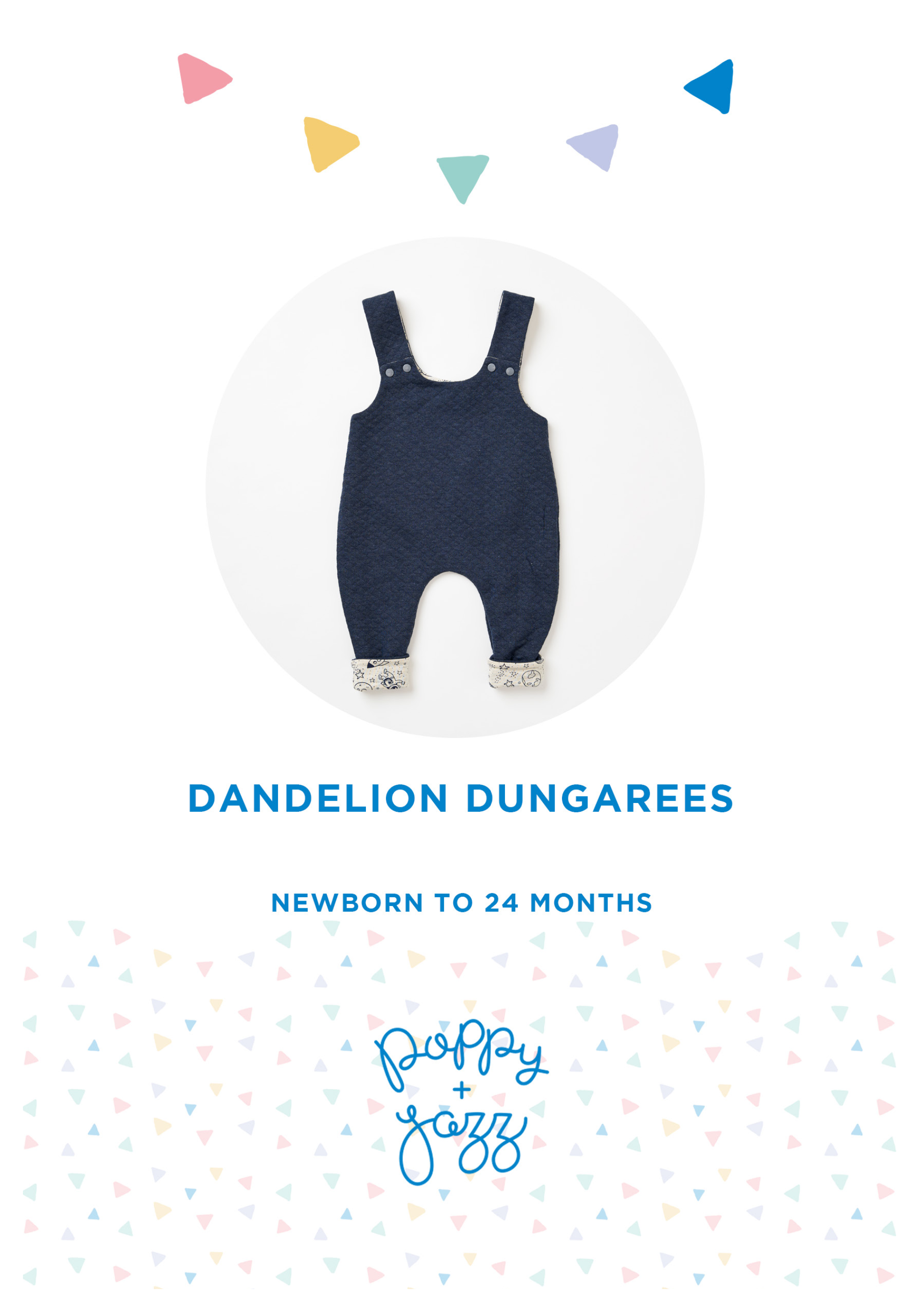 Poppy & Jazz Babies' Dandelion Dungarees