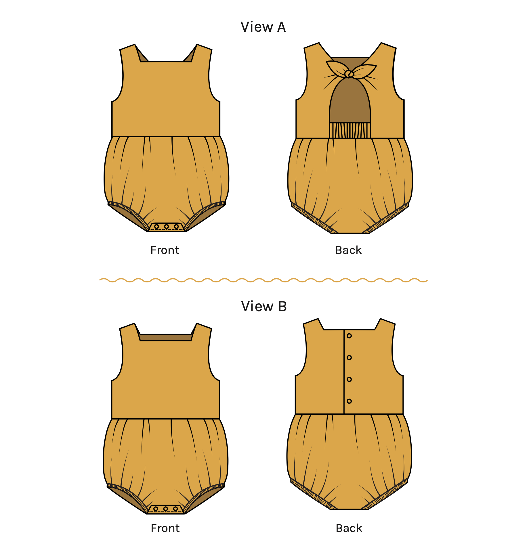 Oh Me Oh My Baby/Child Dandelion Romper