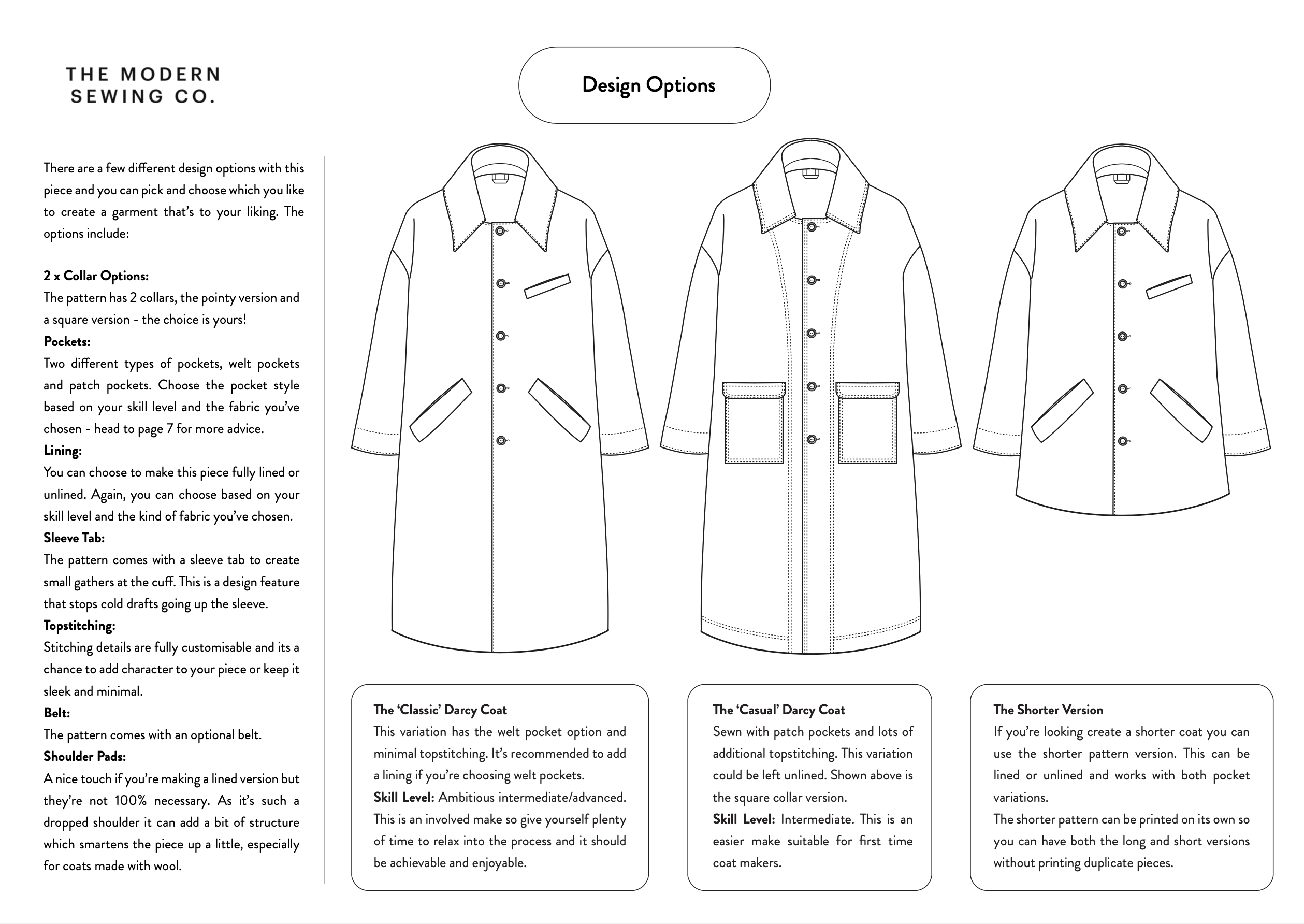 Modern Sewing Co. Darcy Coat